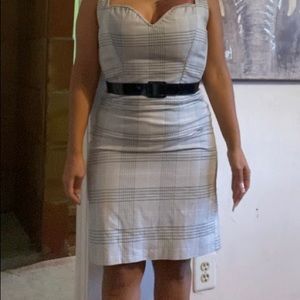 Guess pencil plaid dress